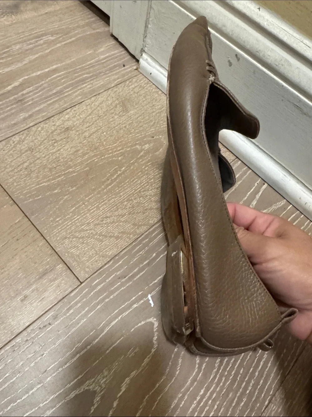 Nicholas Kirkwood loafer mules taupe